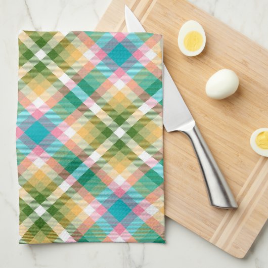 Schots geruit theedoek (Quarter Fold)