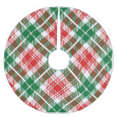 Schots geruite design kerst kerstboom rok (Voorkant)