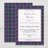 Schots-groen-Paars-Vrijgezellenfeest Kaart (Voorkant / Achterkant)