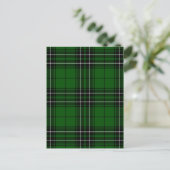 Schots-groene en zwarte Clan MacLean Tartan Briefkaart (Staand voorkant)