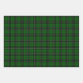 Schots-groene en zwarte Clan MacLean Tartan Hoesje Inpakpapier Vel (Voorkant 2)