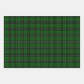 Schots-groene en zwarte Clan MacLean Tartan Hoesje Inpakpapier Vel (Voorkant)