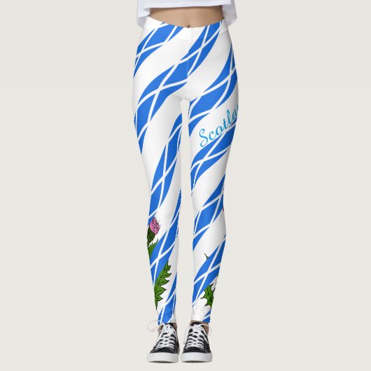 Schots heistel leggings (Voorkant)