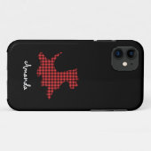 Schots Hoesje voor rode en zwarte honden (Achterkant (horizontaal))