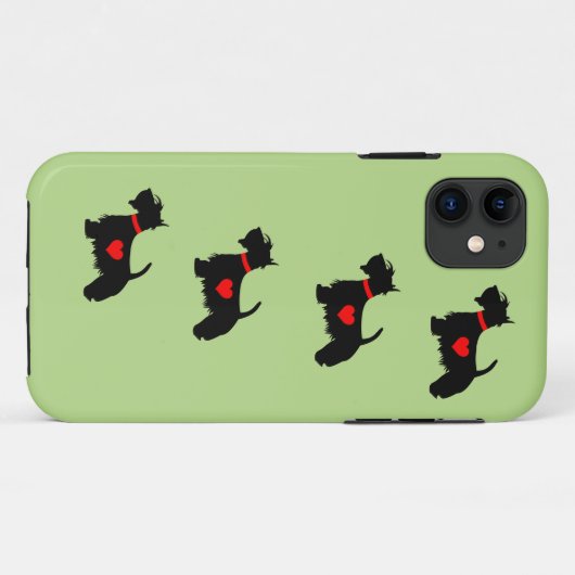 Schots-hondenkast Case-Mate iPhone Case (Achterkant (horizontaal))