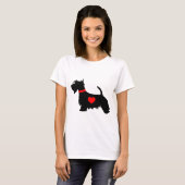 Schots-hondje-dames T-shirt (Voorkant volledig)