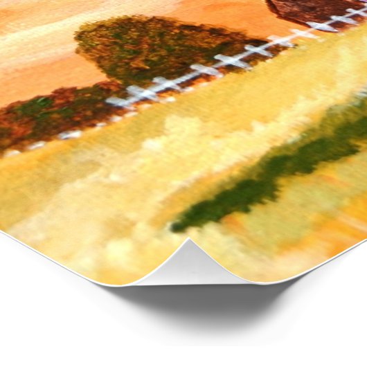 Schots hoogland2 Poster papier (Hoek)