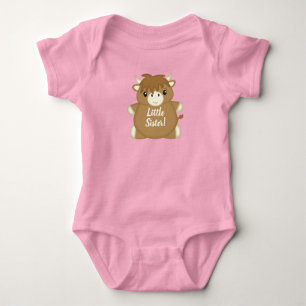 Schots hoogland Baby shower roze Romper