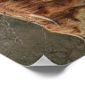 Schots hoogland koe foto poster (Hoek)