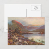 Schots hoogland Lake Briefkaart (Voorkant / Achterkant)