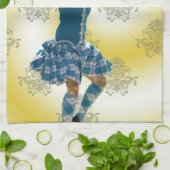 Schots hooglanddanseres theedoek (Gevouwen)