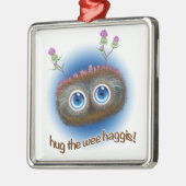 Schots "Hoots Toots Haggis" Metalen Ornament (Links)