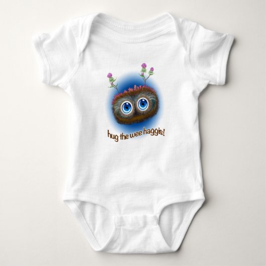 Schots "Hoots Toots Haggis" Romper (Voorkant)