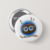 Schots "Hoots Toots Haggis" Ronde Button 5,7 Cm (Voorkant /achterkant)