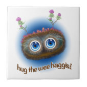 Schots "Hoots Toots Haggis" Tegeltje (Voorkant)