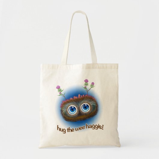 Schots "Hoots Toots Haggis" Tote Bag (Voorkant)