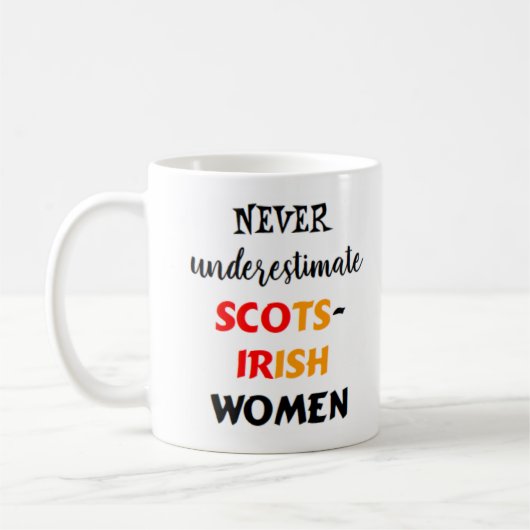 Schots-Ierse vrouwen koffiemok (Links)