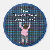 Schots "jeely piece" kind magneet (Voorkant)