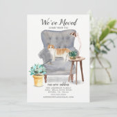 Schots kattenhuis - aankondiging (Staand voorkant)