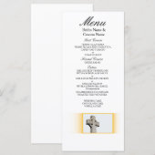 Schots-Keltisch-bruiloft-kruis Menu (Voorkant / Achterkant)