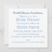 Schots, Keltisch bruiloft Thistle Theme Bridal Sho Kaart (Achterkant)