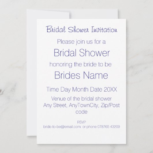 Schots, Keltisch bruiloft Thistle Theme Bridal Sho Kaart (Achterkant)