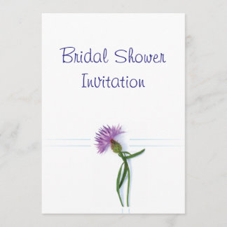 Schots, Keltisch bruiloft Thistle Theme Bridal Sho Kaart