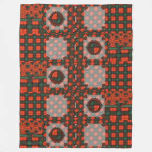 Schots kilottartan fleece deken