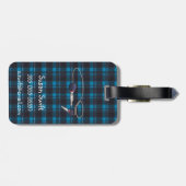 Schots kind "juweel" bagagelabel (Achterkant horizontaal)