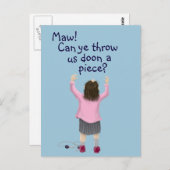 Schots kind "juweel" briefkaart (Voorkant / Achterkant)