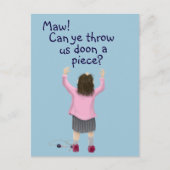 Schots kind "juweel" briefkaart (Voorkant)