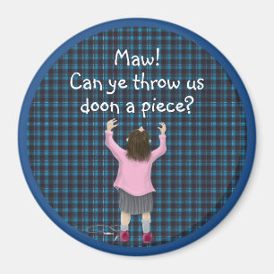 Schots kind "juweel" magneet