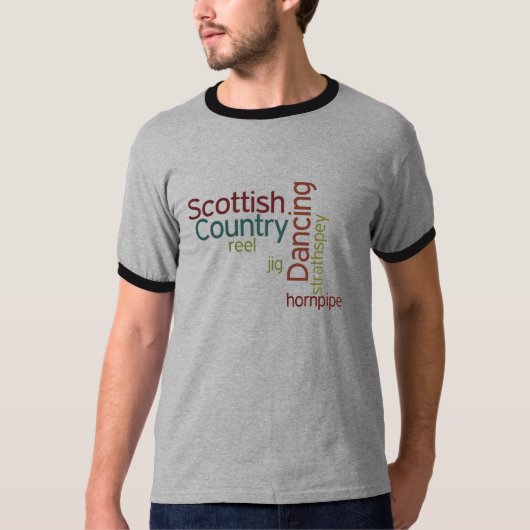 Schots land dansen t-shirt (Voorkant)