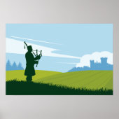 Schots landschap poster (Voorkant)