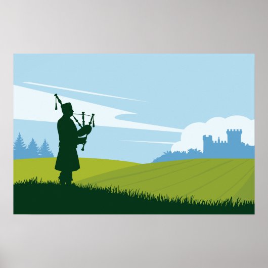 Schots landschap poster (Voorkant)