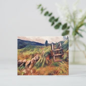 Schots landschapsfoto art briefkaart (Staand voorkant)