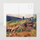 Schots landschapsfoto art briefkaart (Voorkant / Achterkant)