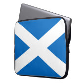 Schots laptophoes laptop sleeve (Voorkant Links)