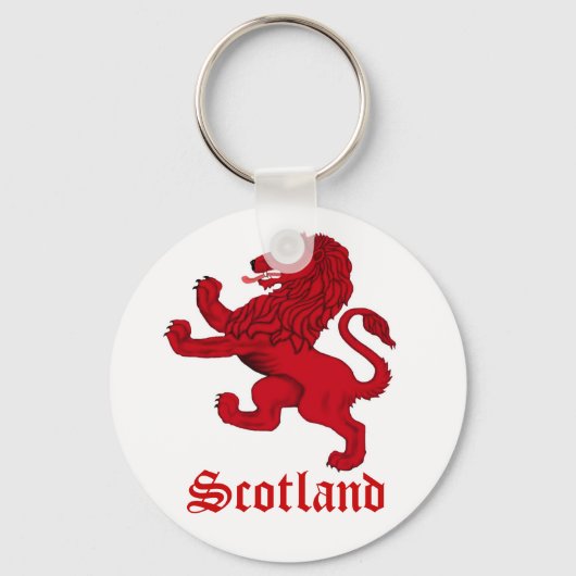 Schots leeuw sleutelhanger (Voorkant)
