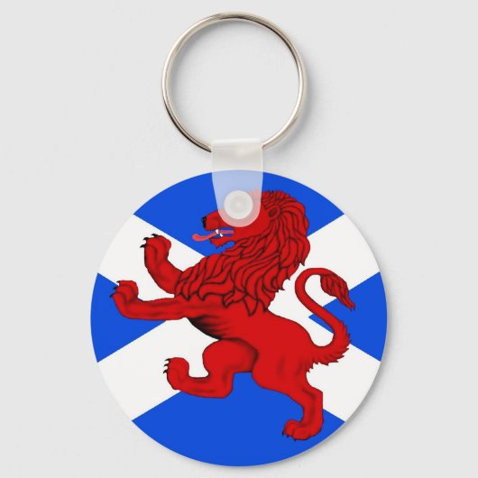 Schots leeuw voor de Rampant Sleutelhanger (Voorkant)