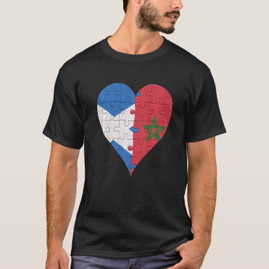Schots-Marokkaans vlaggenschip T-shirt (Voorkant)