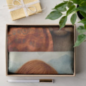 Schots meisje en Highland Koe Tissuepapier (Geschenk)