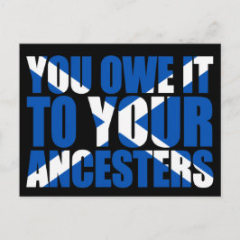 Schots-onafhankelijkheid: Je bent het aan je vooro Briefkaart