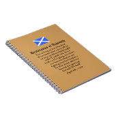 Schots onafhankelijkheidsverklaring van Arbroath-t Notitieboek (Rechterzijde)