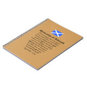 Schots onafhankelijkheidsverklaring van Arbroath-t Notitieboek (Linkerzijde)