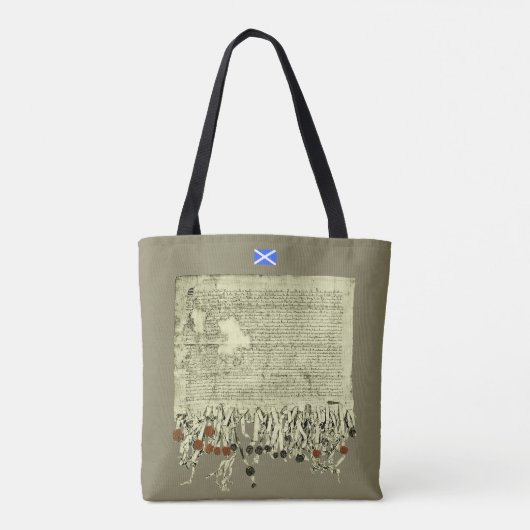 Schots onafhankelijkheidsverklaring van Arbroath Tote Bag (Achterkant)