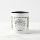 Schots onafhankelijkheidsverklaring van de Mok van (Midden)