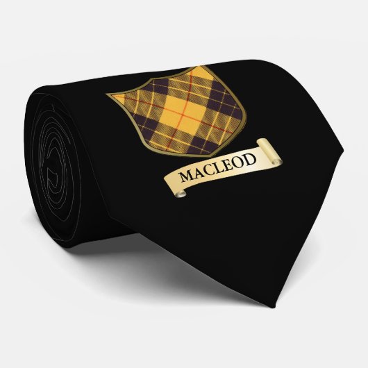 Schots ontwerp van Tartan - Macleod van Lewis en R Stropdas (Opgerold)