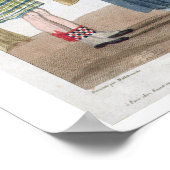 Schots op de Champs Elysées, gegraveerd door Ju Poster (Hoek)