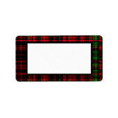 Schots - open lijst Label (Voorkant)